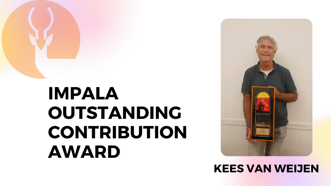  IMPALA OUTSTANDING CONTRIBUTION AWARD GOES TO KEES VAN WEIJEN