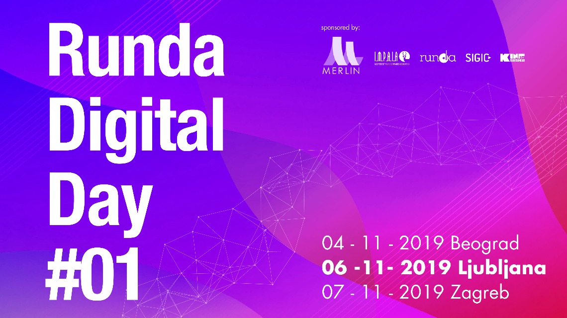 RUNDA Digital day* – Ljubljana: V Ljubljani se bo srečala mednarodna glasbena stroka
